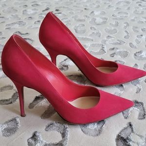 Christian Dior Hot Pink Suede Heels EU40